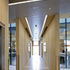 View down corridor through to classrooms either side