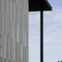 Detail view of facade materials