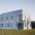 The glazed corner provided a spectacular office for the director and a fine view for the ground-floor meeting room