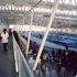 Scissor ramps provide additional spectator space and disabled access to the sprint track