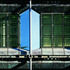 Close-up facade view