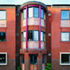 Semi circular bay window