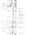 Detail section through external wall