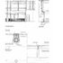 From top; Key South Elevation, Key Section, Part Ground floor-plan, Part first-floor plan