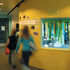 From the corridor looking into one of the group rooms decorated by the children, with view to the classroom beyond