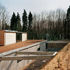 Concrete ‘fingers’ connect  with the cut-chalk banks  5. The perimeter wall near the Foundation Centre has been rebuilt