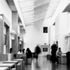 The long, double-height atrium  serves as an informal common room