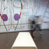 The Michael Craig-Martin mural along the ramp wall