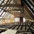 English Oak was used for new elements of the timber frame, jointed and pegged in the traditional manner