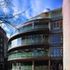 The curved public face of the school’s play decks