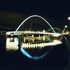 Night view of the Millenium Bridge