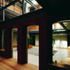 Part of the original wall has been integrated into the atrium