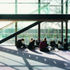 Main foyer and bar area with staircase access to first floor auditorium
