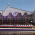 The Venetian splendor of the canalside elevation. Apart from the cantilevered house (extreme right) this facade has been left very much as found