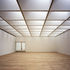 The only rectangular room in the building, gallery four, is lit by scalloped skylights 