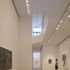 The two-storey public gallery leads to an east-facing sculpture gallery