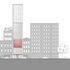 Elevation plan showing the 