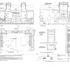 Plans and elevation of the 4 bed ward