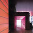 Visitors pass through an entrance area which is sleek