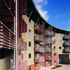 Each unit has a balcony or patio space and a view over the enclosed, south-facing courtyard