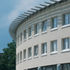 Southerly façades are cream to reflect the heat of the summer sun