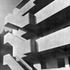 Cantilevered gallery walkways and escape staircase