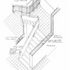 Axonometric of the main staircase