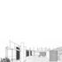 Sketch perspective of the meeting room and terrace