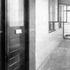 Entrance door and walkway to flat