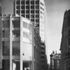 The view up Ryder Street with the tower block rising behind