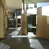 Although bright and airy, the display corridor resembles an upmarket office space