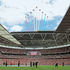 Air display during an important match