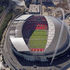 Stadium with retracted roof