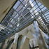 Rooflights allow daylight to enter the lobby space