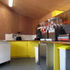 Internal view- Kiosk, showing equipment. Inner lining to wall in WBP ply