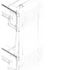 Glazing axonometric detail