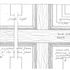 Detail elevation of teak frame
