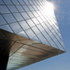 Detail of aluminium shingles