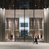 View of reception from courtyard space