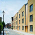 From the street the Columbia Road block is intended to be seen as a series of 