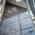 Escape stairs are clad in Brazilian granite