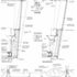 Detailed plan and section through canted wall