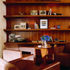 Wooden panelling creates a club feel