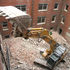 Demolition from within the existing structure