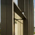 The only unglazed facade