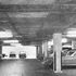 Staff parking under ambulance garage