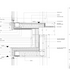 Angled bay window head and sill junction section detail