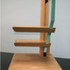 Mock-up of stair / glass connection