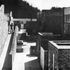 Single-storey houses with ramp access are ebuilt over garages