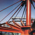 Steel assembly transfers load back to the main structure